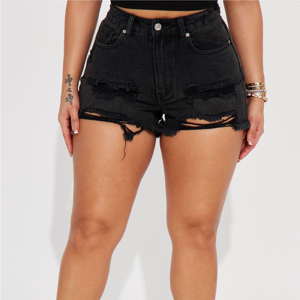 Black Fashion Nova Shorts